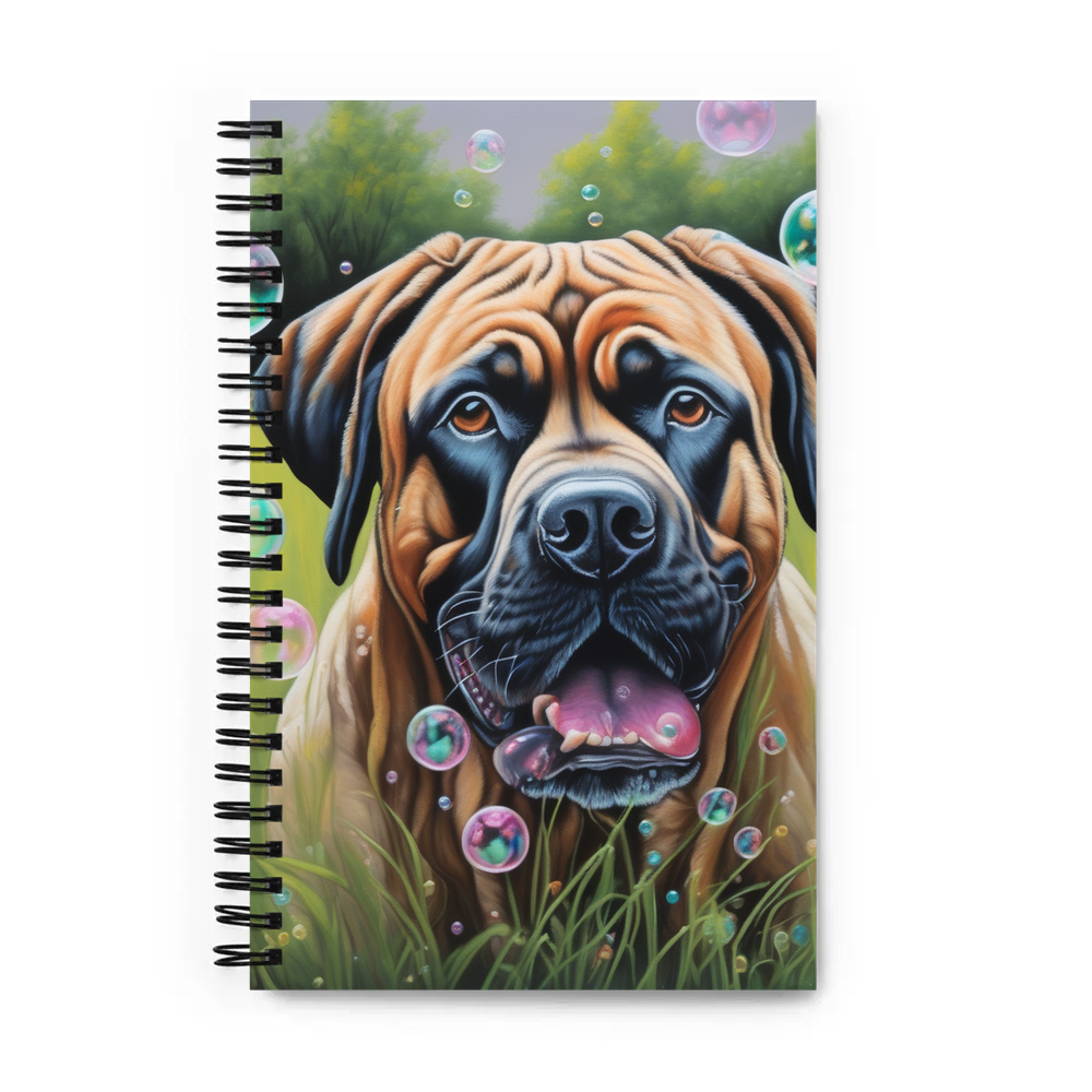 PugMug Custom Mastiff Spiral Notebook