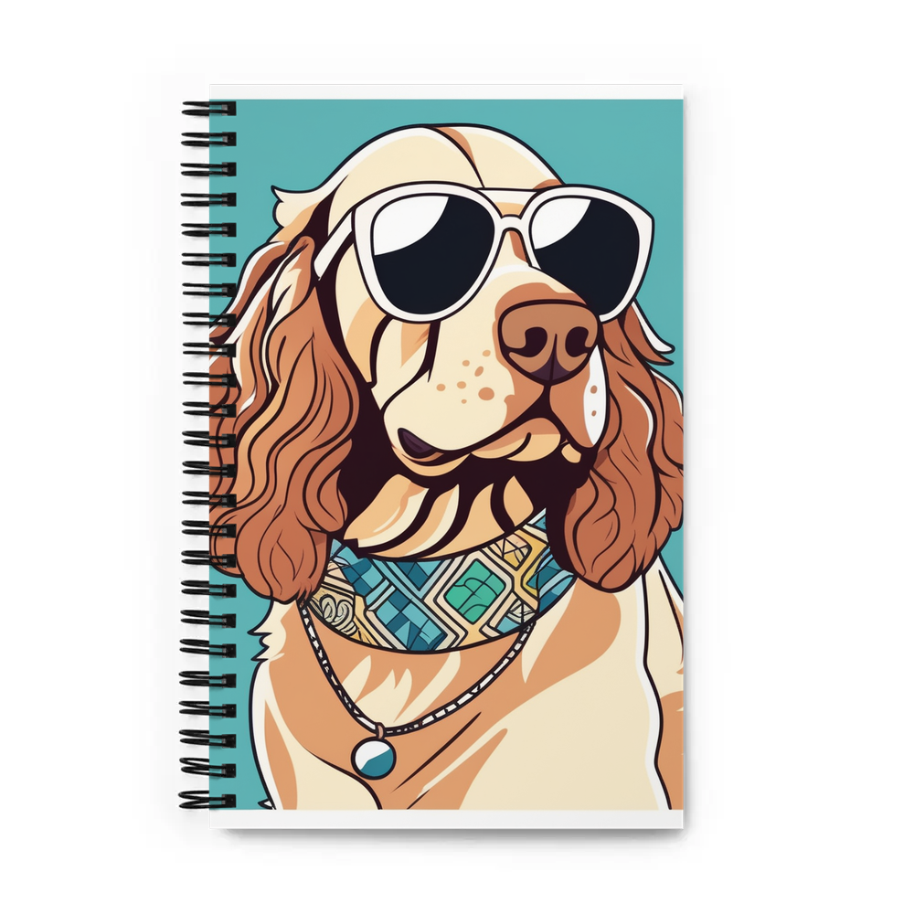 PugMug Custom Cocker Spaniel Spiral Notebook