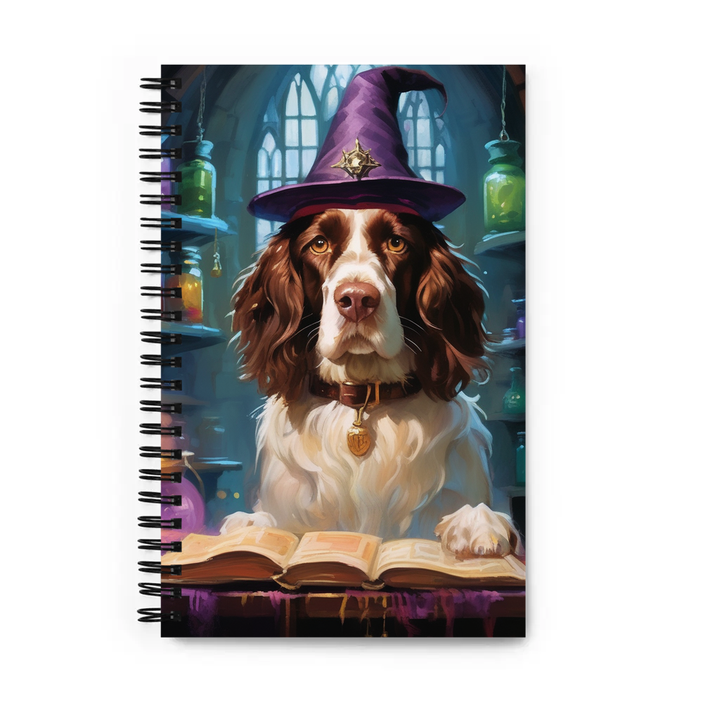 PugMug Custom English Springer Spaniel Spiral Notebook