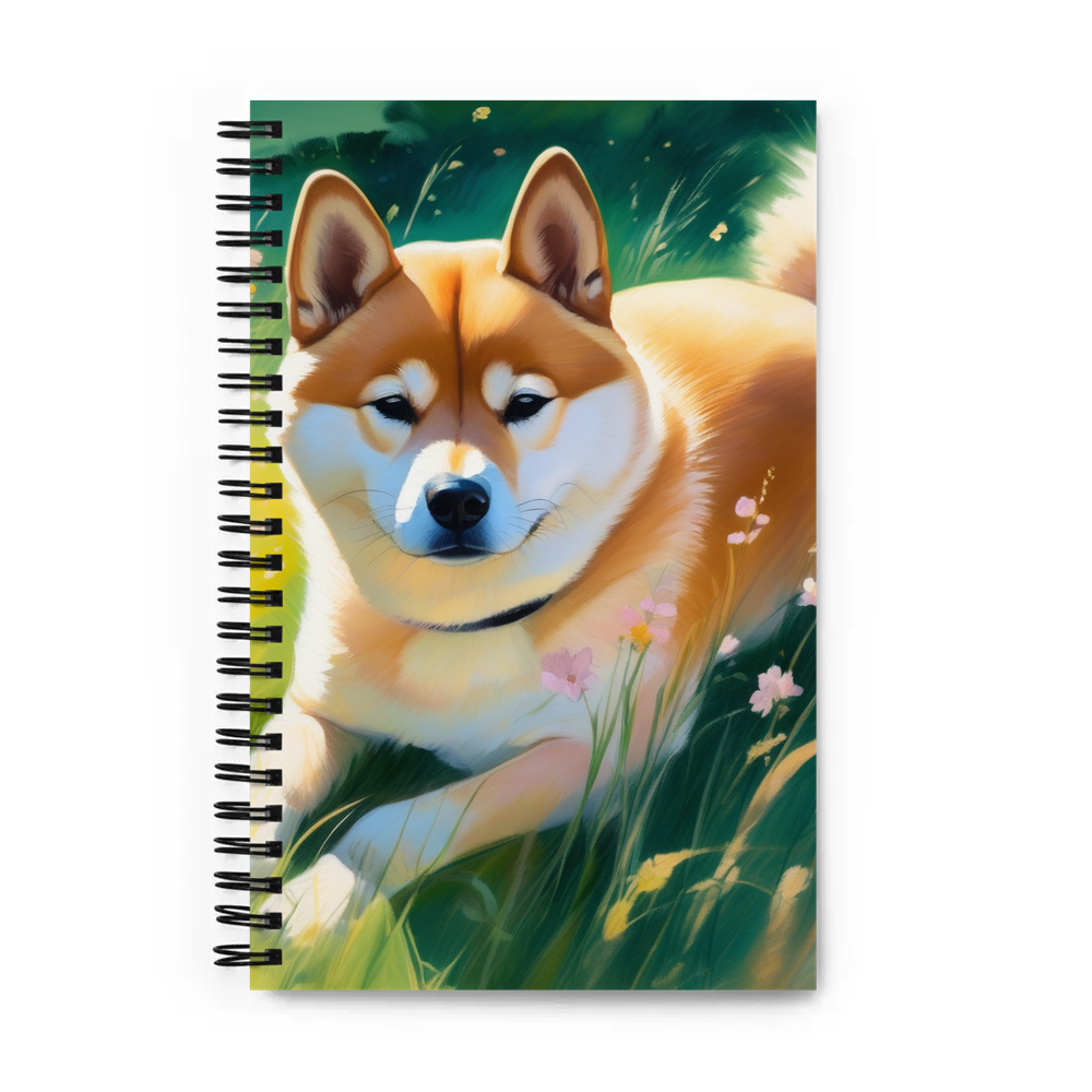 PugMug Custom Shiba Inu Spiral Notebook