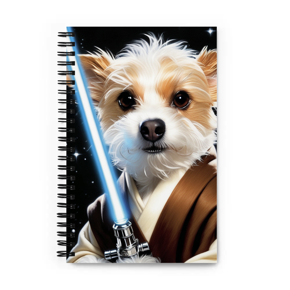 PugMug Custom Luna Spiral Notebook