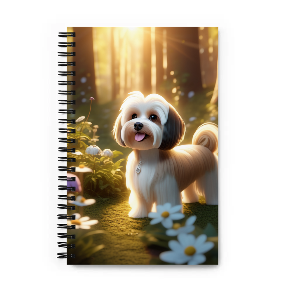 PugMug Custom Tan Havanese Dog Spiral Notebook
