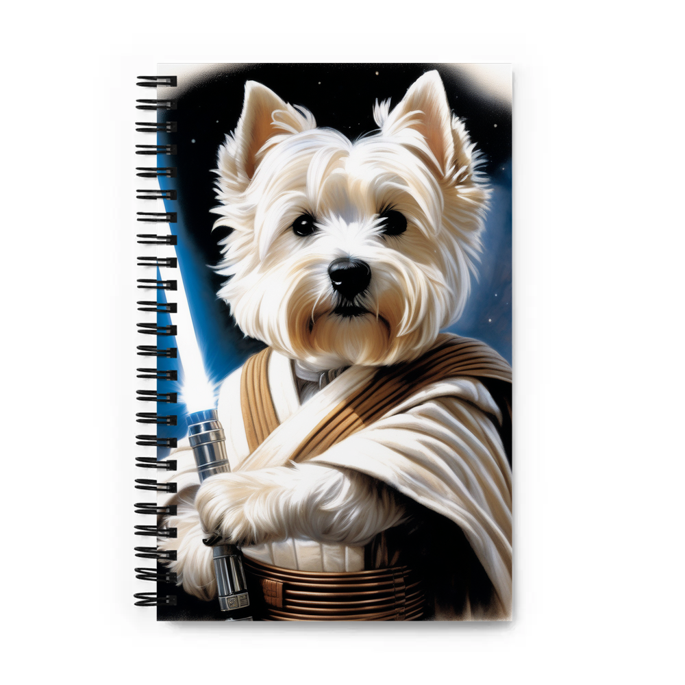 PugMug Custom West Highland White Terrier Spiral Notebook
