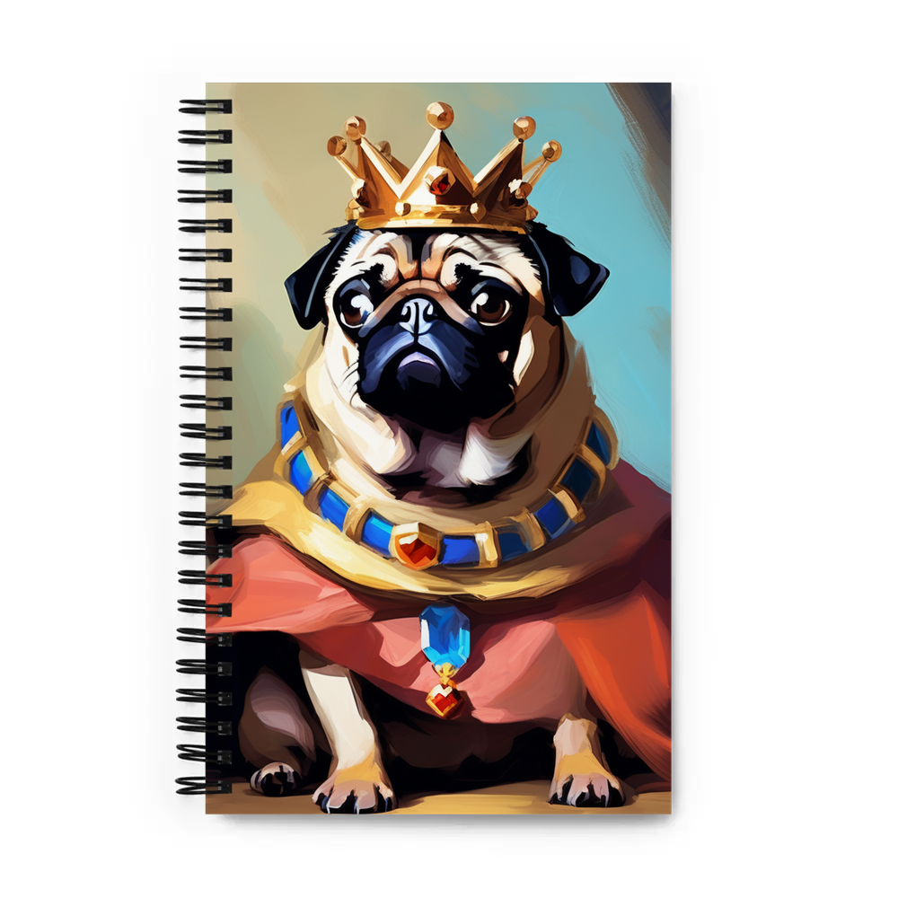 PugMug Custom Pug Spiral Notebook