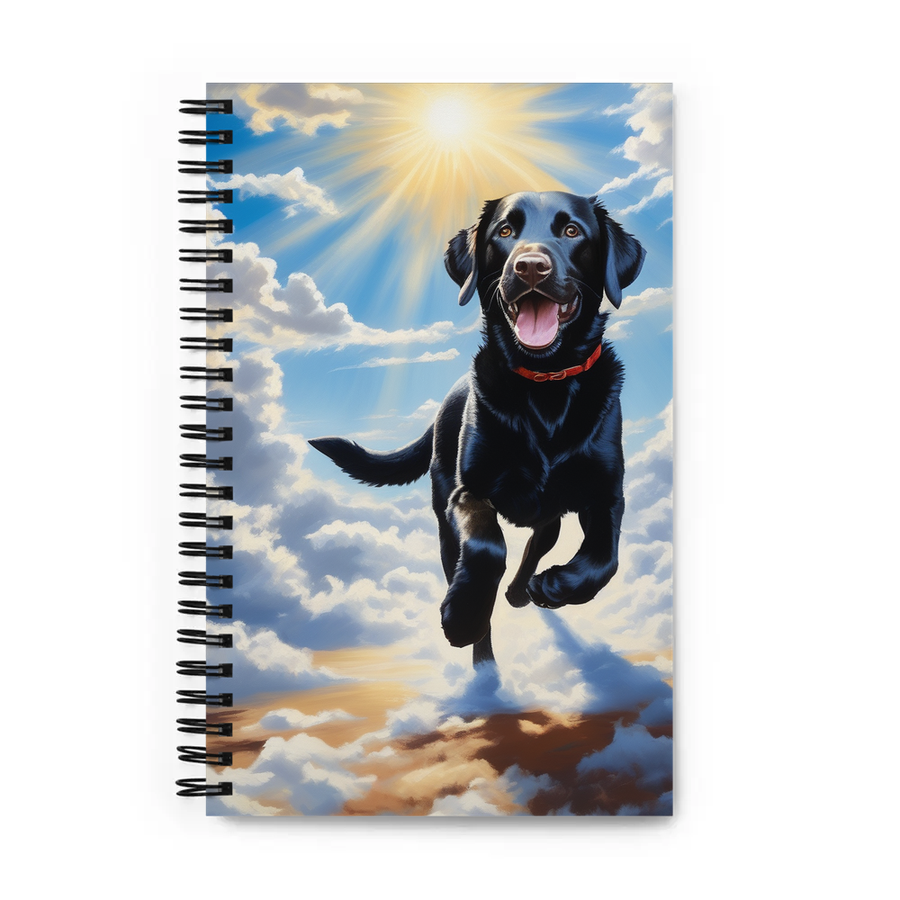 PugMug Custom Black Labrador Retriever Spiral Notebook