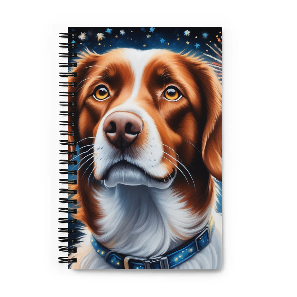 PugMug Custom Brittany Dog Spiral Notebook