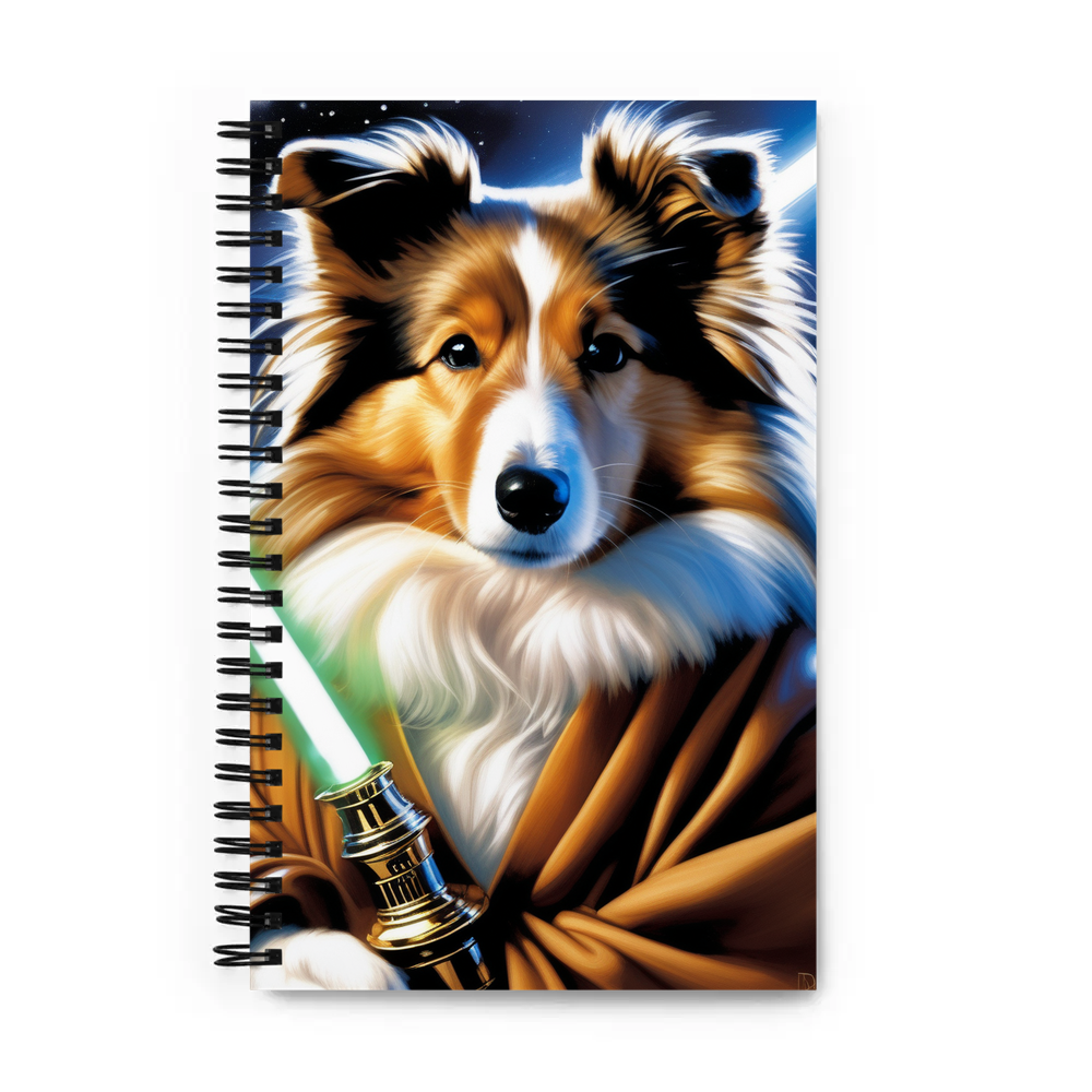 PugMug Custom Shetland Sheepdog Spiral Notebook