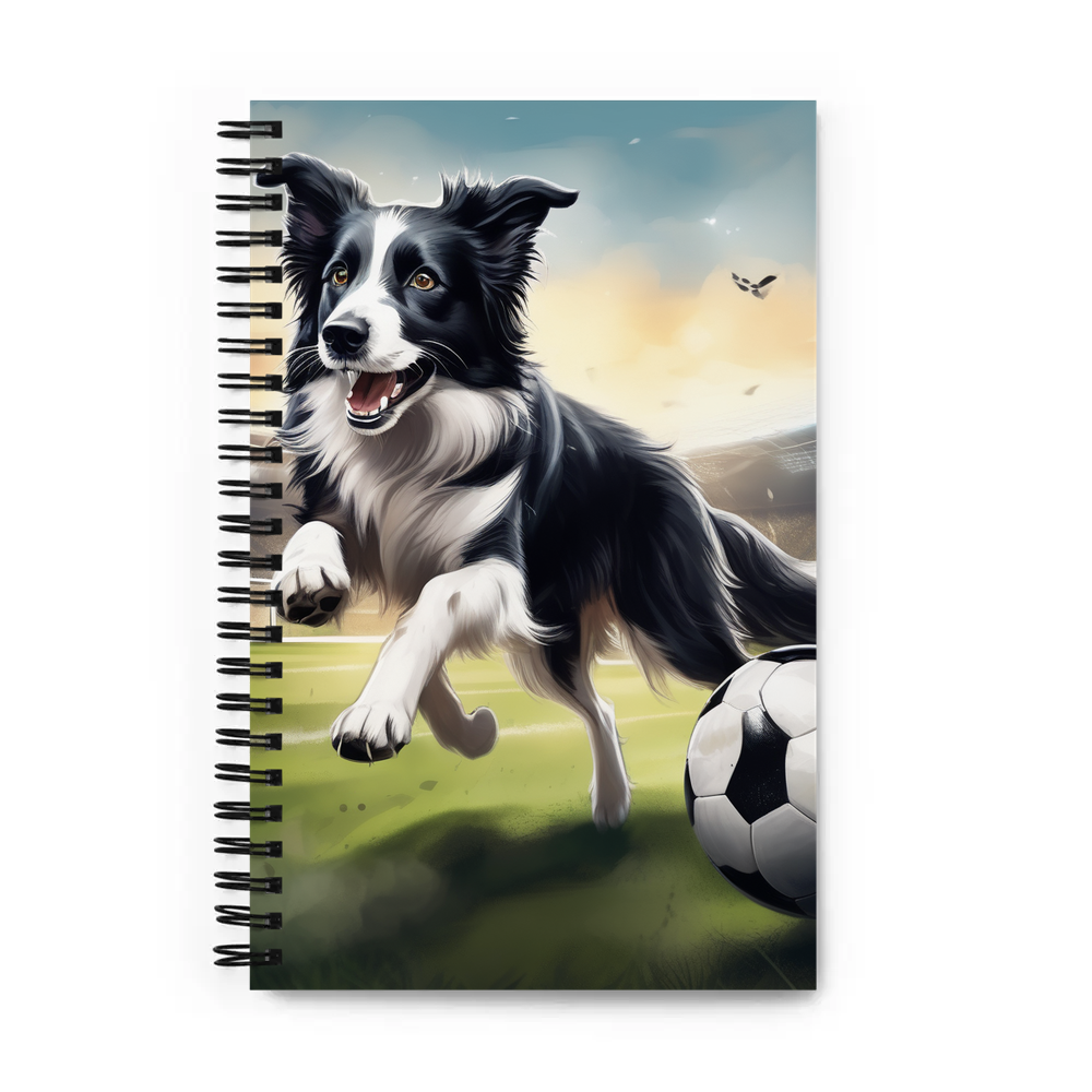 PugMug Custom Border Collie Spiral Notebook