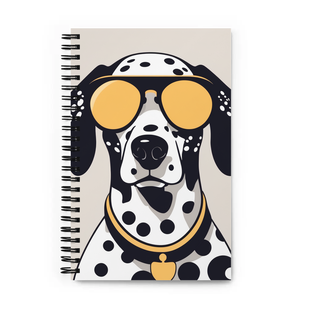PugMug Custom Dalmatian Spiral Notebook