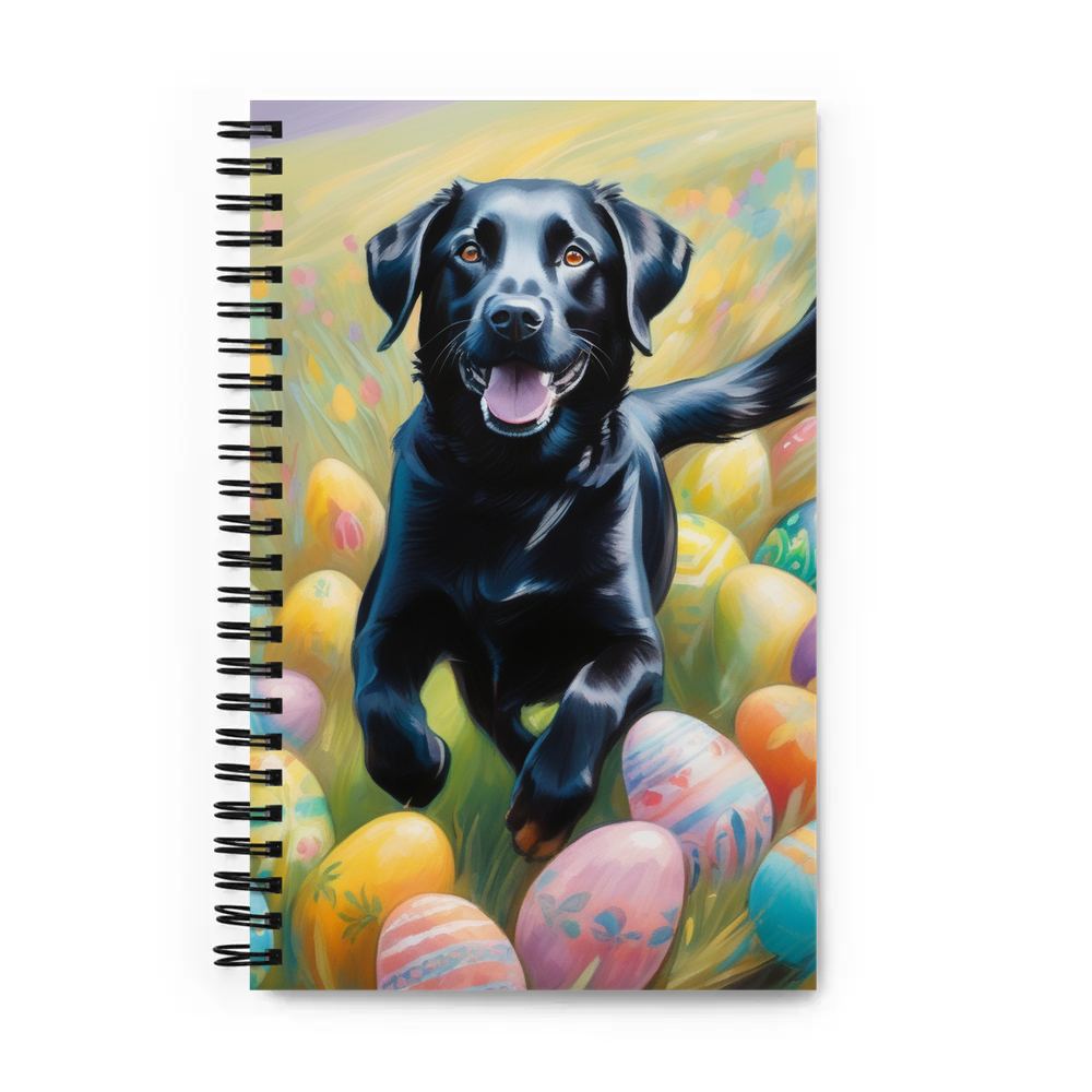 PugMug Custom Black Labrador Retriever Spiral Notebook