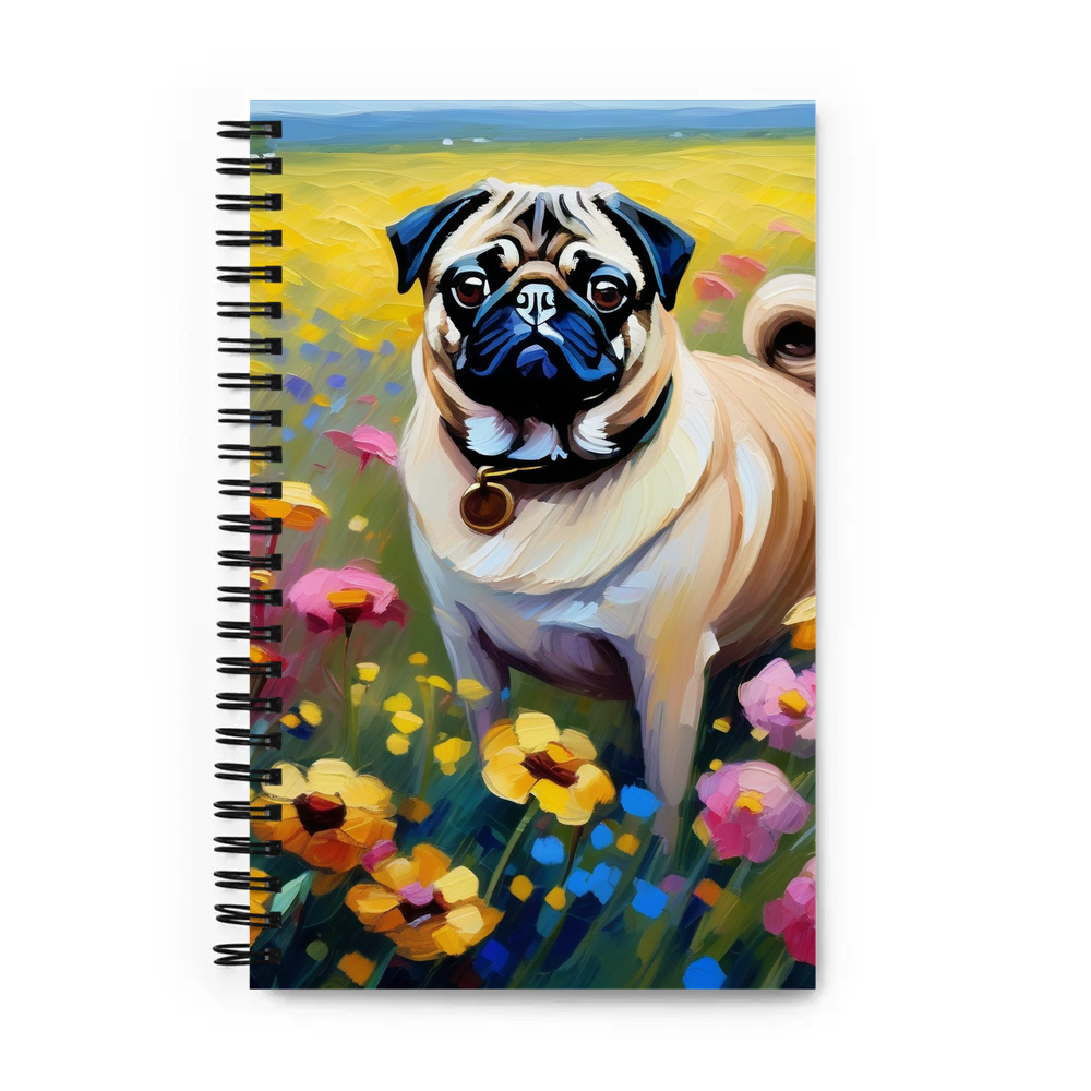 PugMug Custom Pug Spiral Notebook