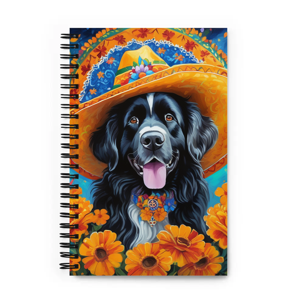 PugMug Custom Newfoundland Spiral Notebook