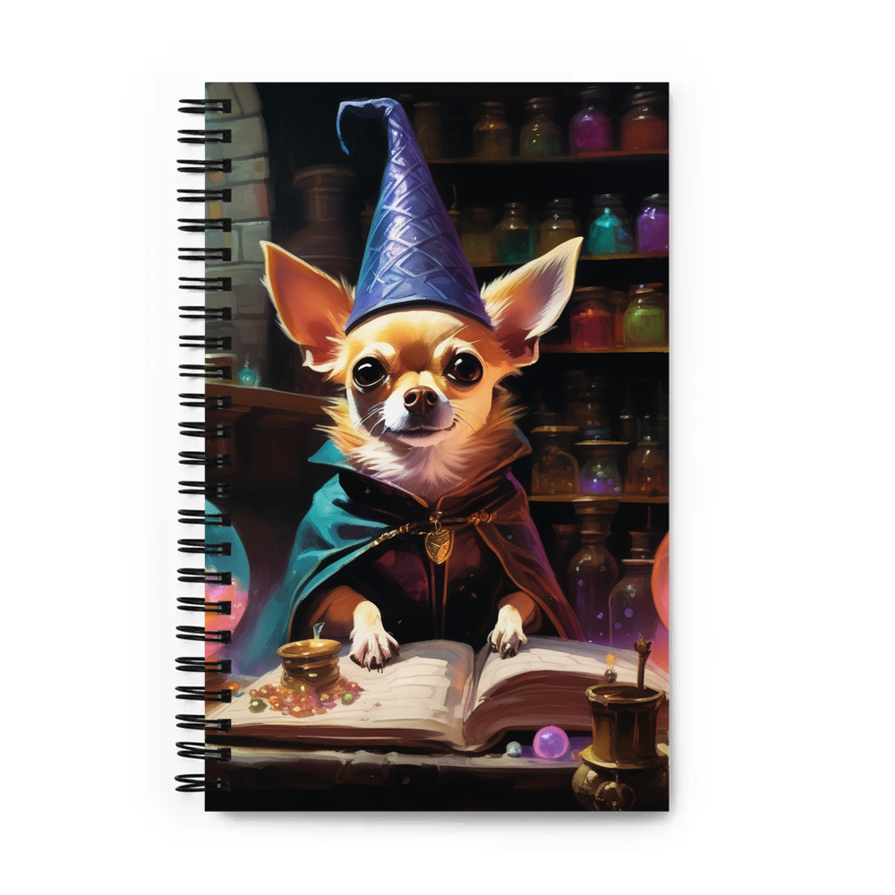 PugMug Custom Chihuahua Spiral Notebook