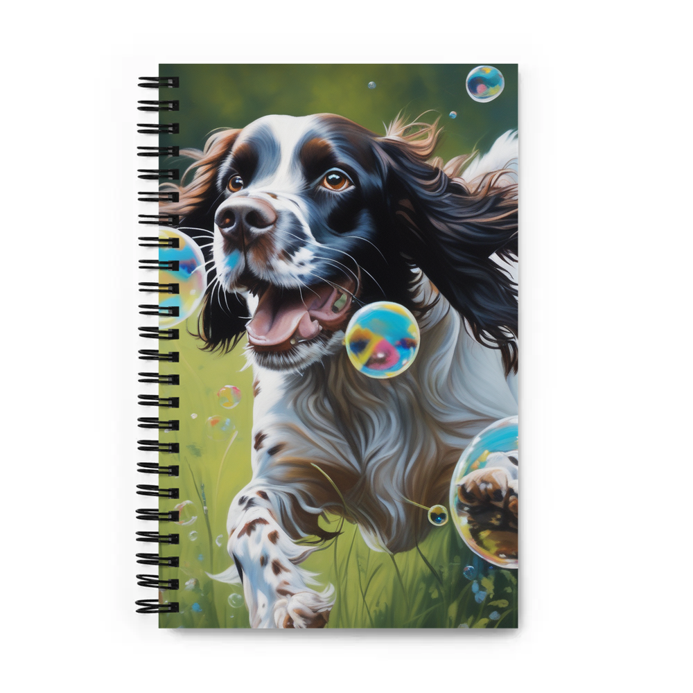 PugMug Custom English Springer Spaniel Spiral Notebook