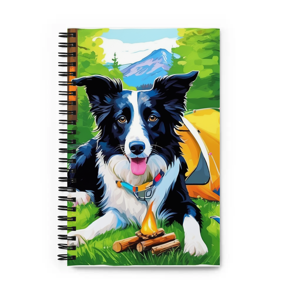 PugMug Custom Border Collie Spiral Notebook