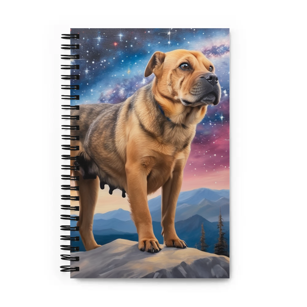 PugMug Custom Halina Spiral Notebook