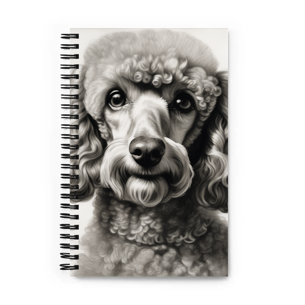 PugMug Custom Tan Poodle Spiral Notebook