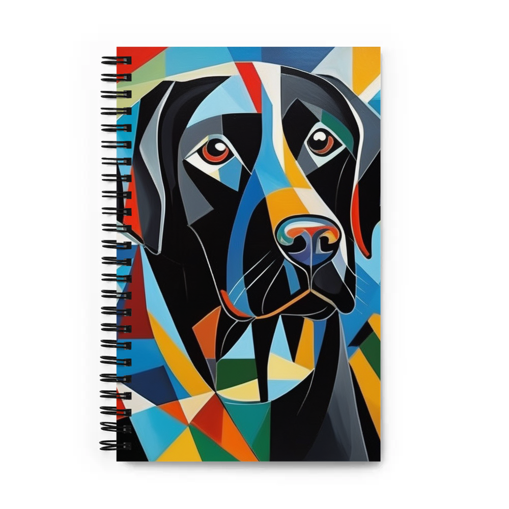 PugMug Custom Black Labrador Retriever Spiral Notebook