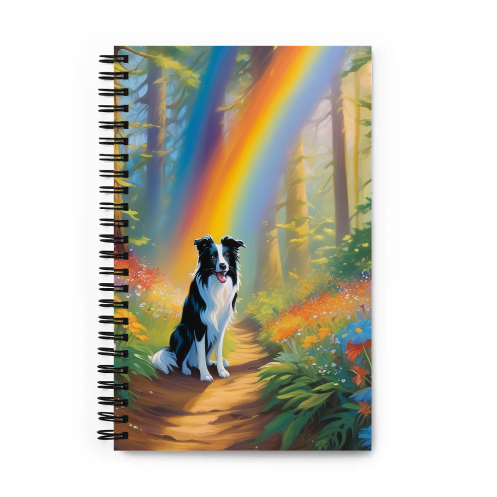 PugMug Custom Border Collie Spiral Notebook