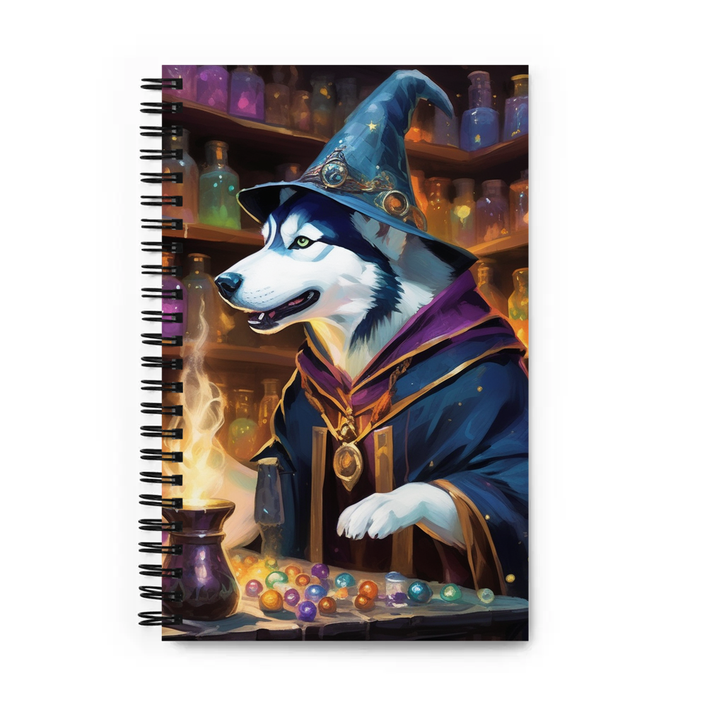 PugMug Custom Siberian Husky Spiral Notebook