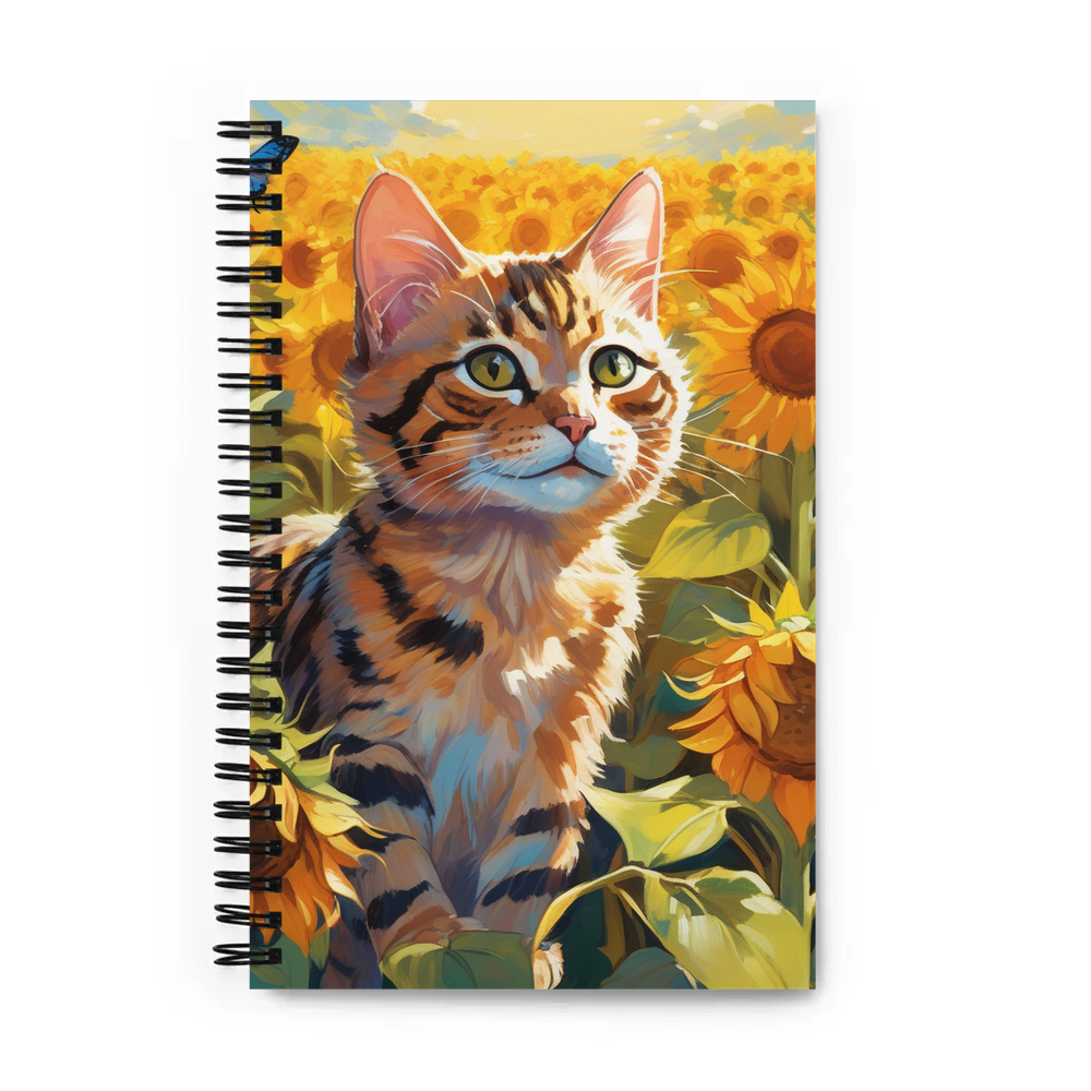 PugMug Custom Tabby Exotic Cat Spiral Notebook