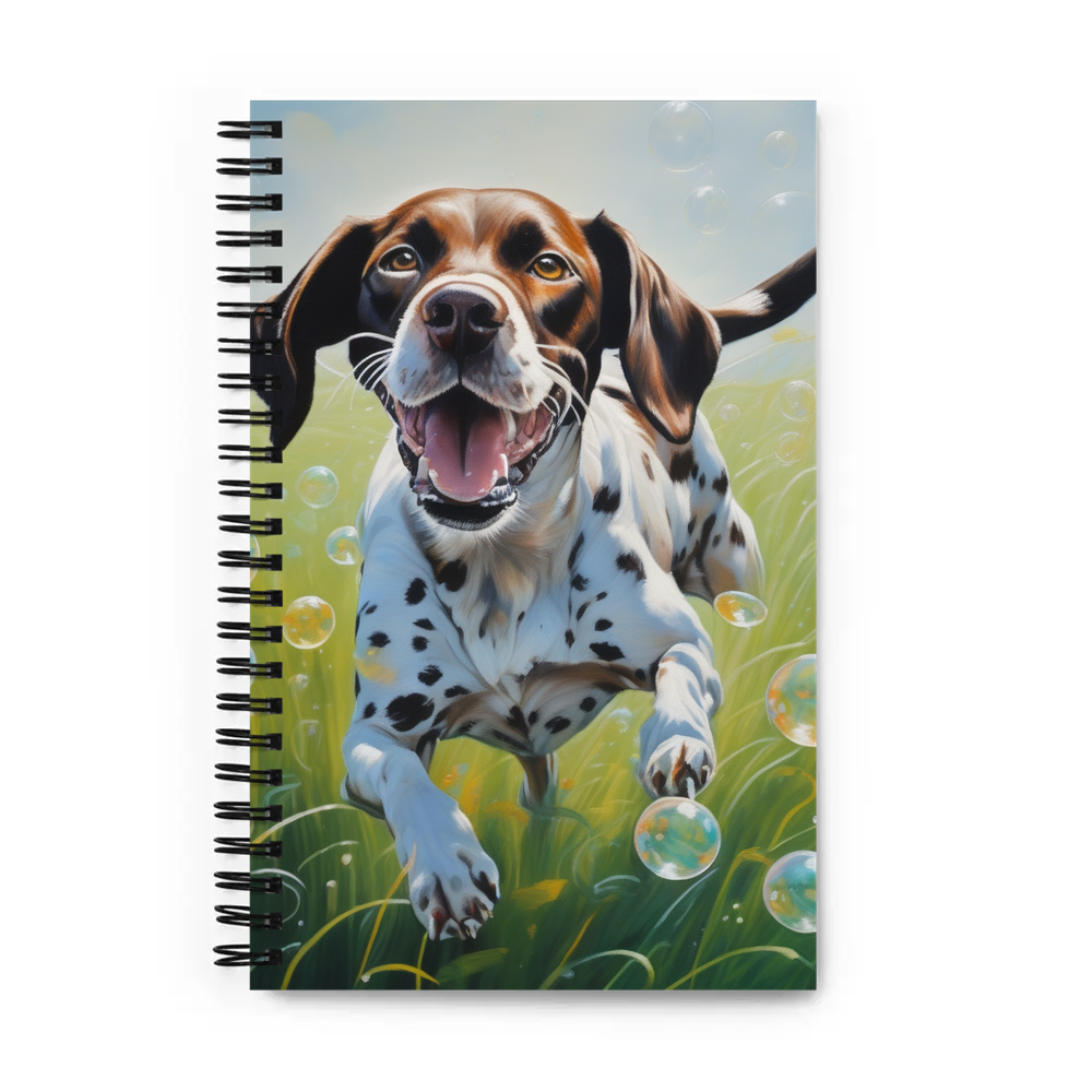 PugMug Custom Pointer Dog Spiral Notebook
