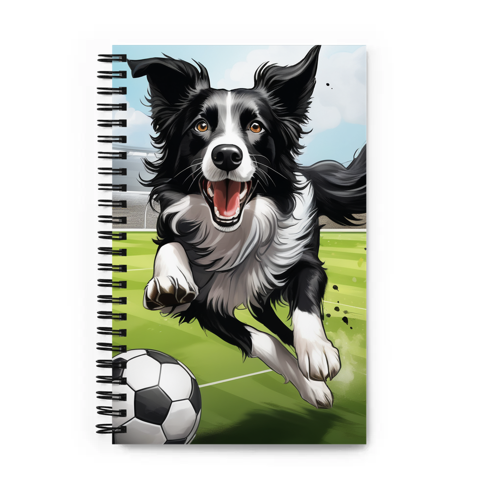 PugMug Custom Border Collie Spiral Notebook