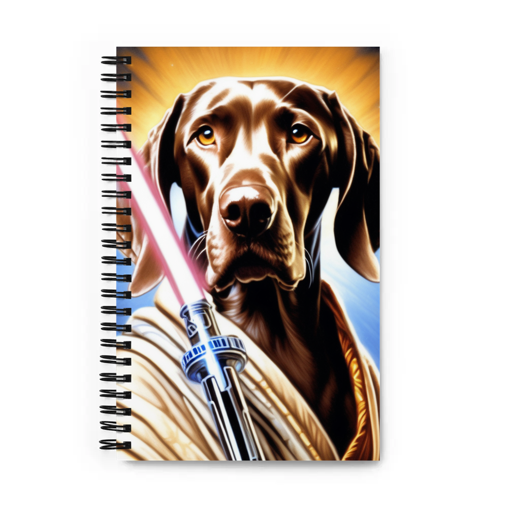 PugMug Custom Weimaraner Spiral Notebook