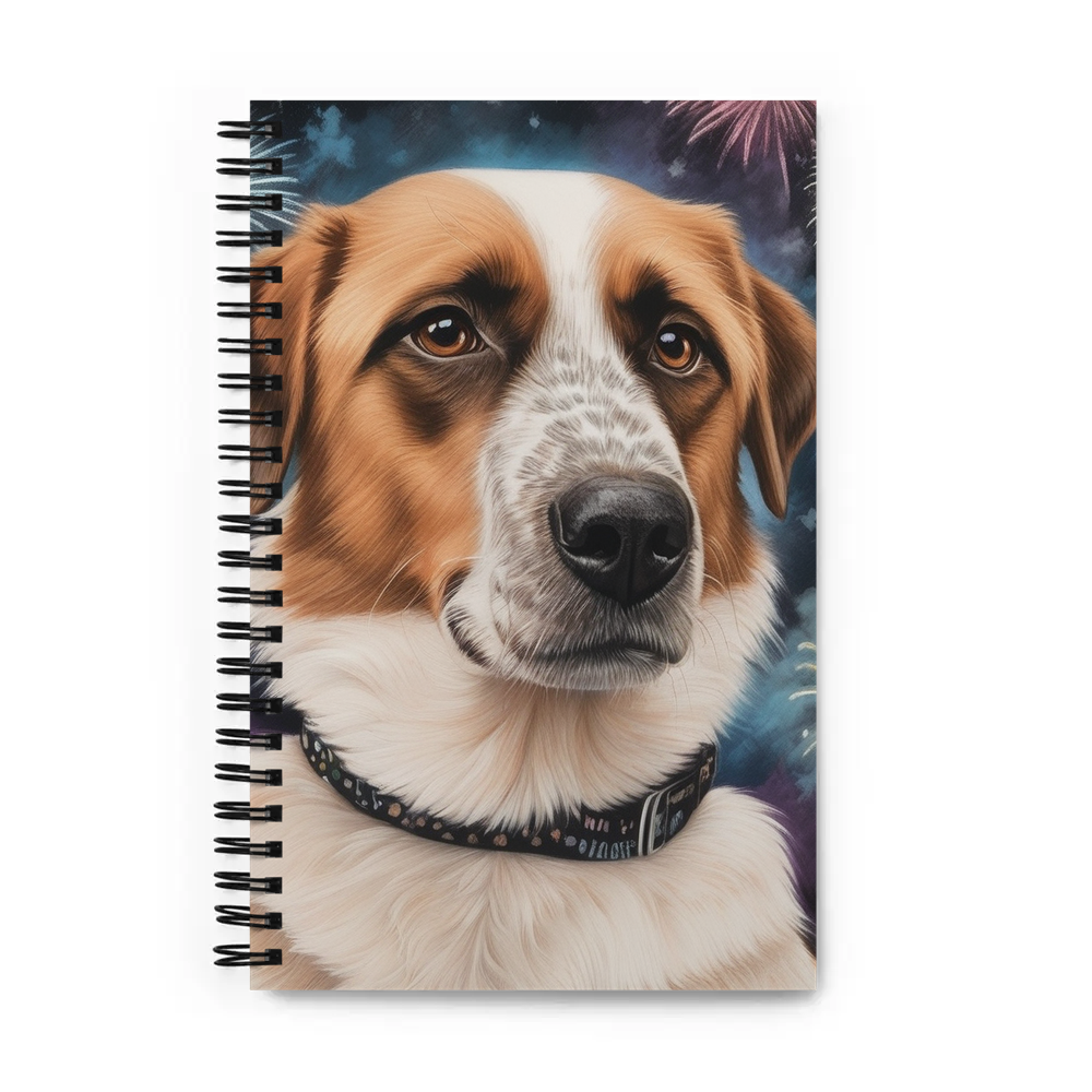 PugMug Custom Hazim Spiral Notebook