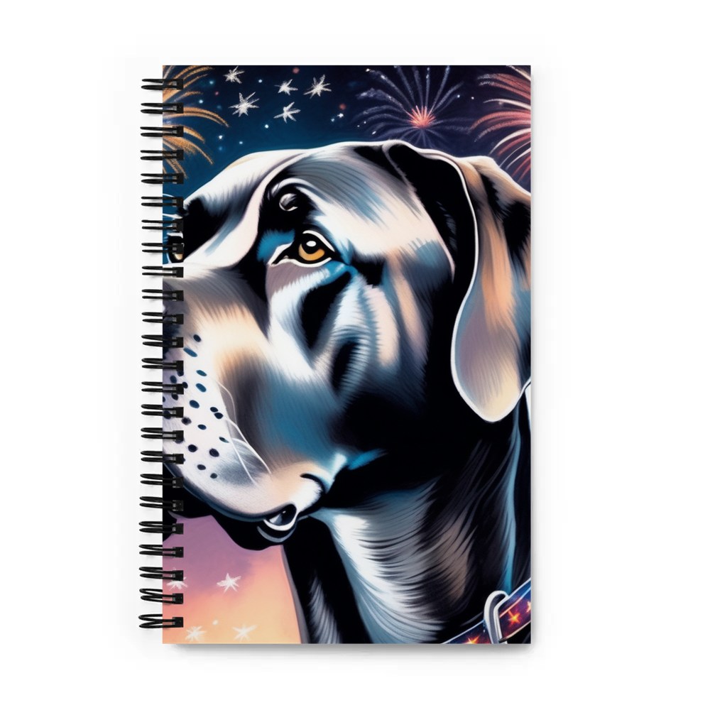 PugMug Custom Great Dane Spiral Notebook