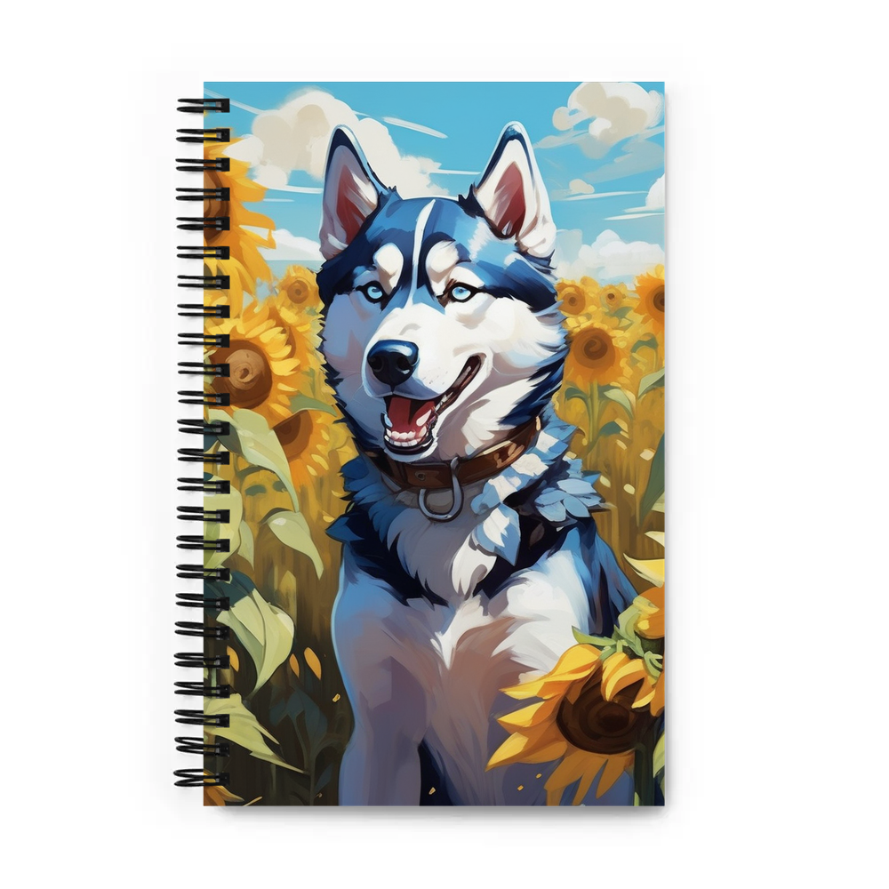 PugMug Custom Siberian Husky Spiral Notebook