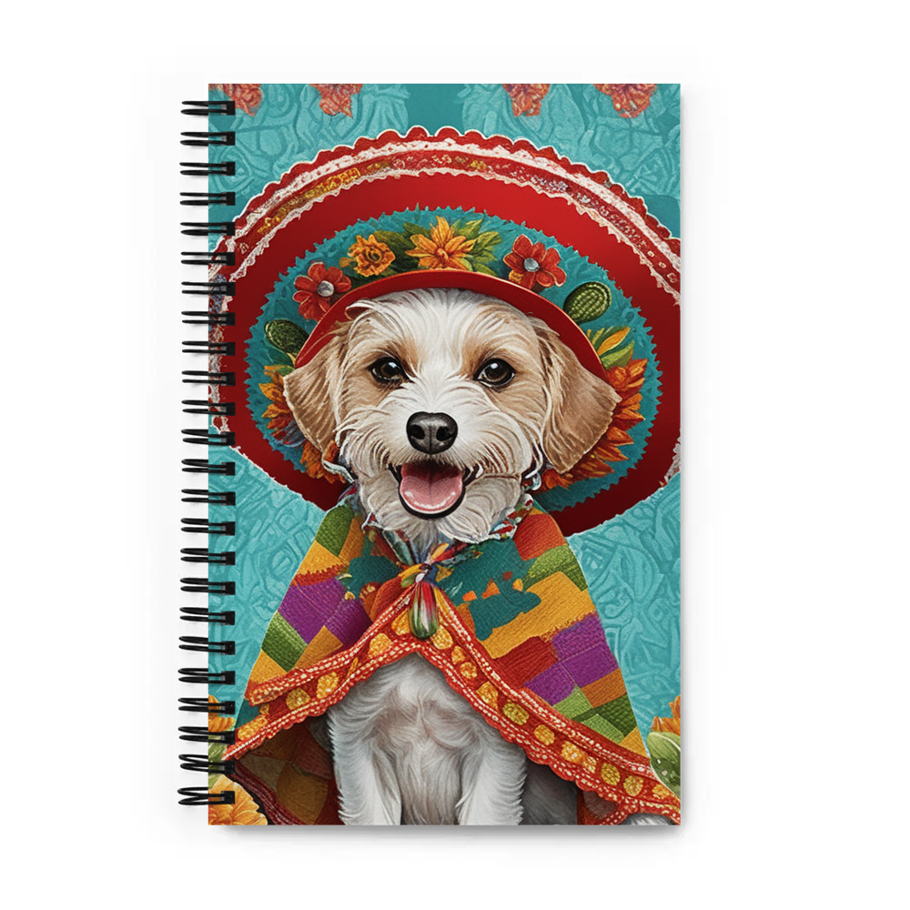 PugMug Custom Luna Spiral Notebook