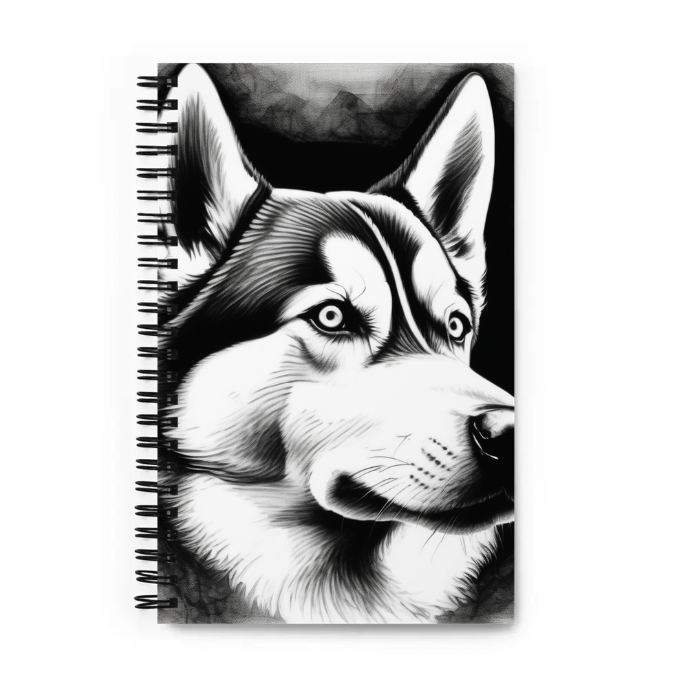 PugMug Custom Siberian Husky Spiral Notebook