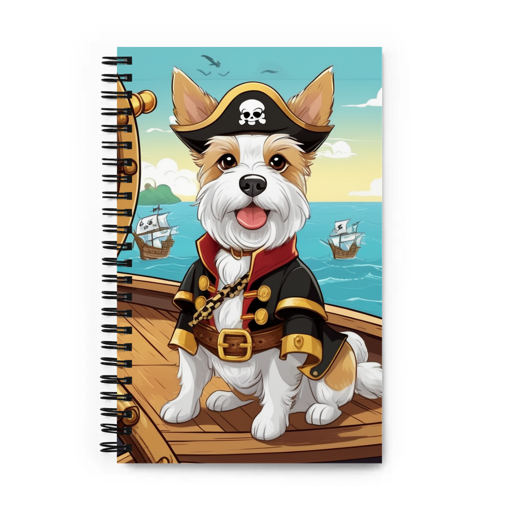 PugMug Custom Luna Spiral Notebook