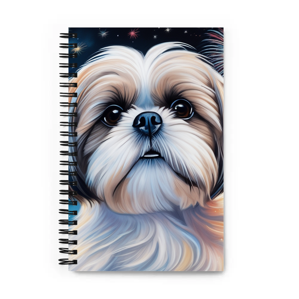 PugMug Custom Shih Tzu Spiral Notebook