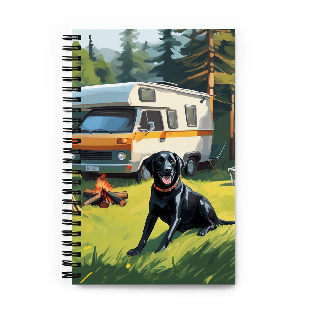 PugMug Custom Black Labrador Retriever Spiral Notebook