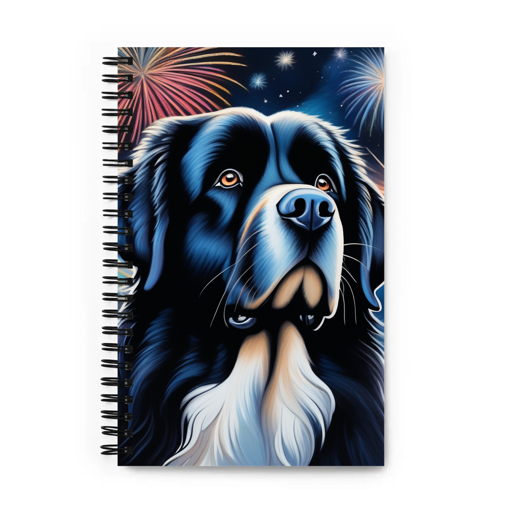 PugMug Custom Newfoundland Spiral Notebook