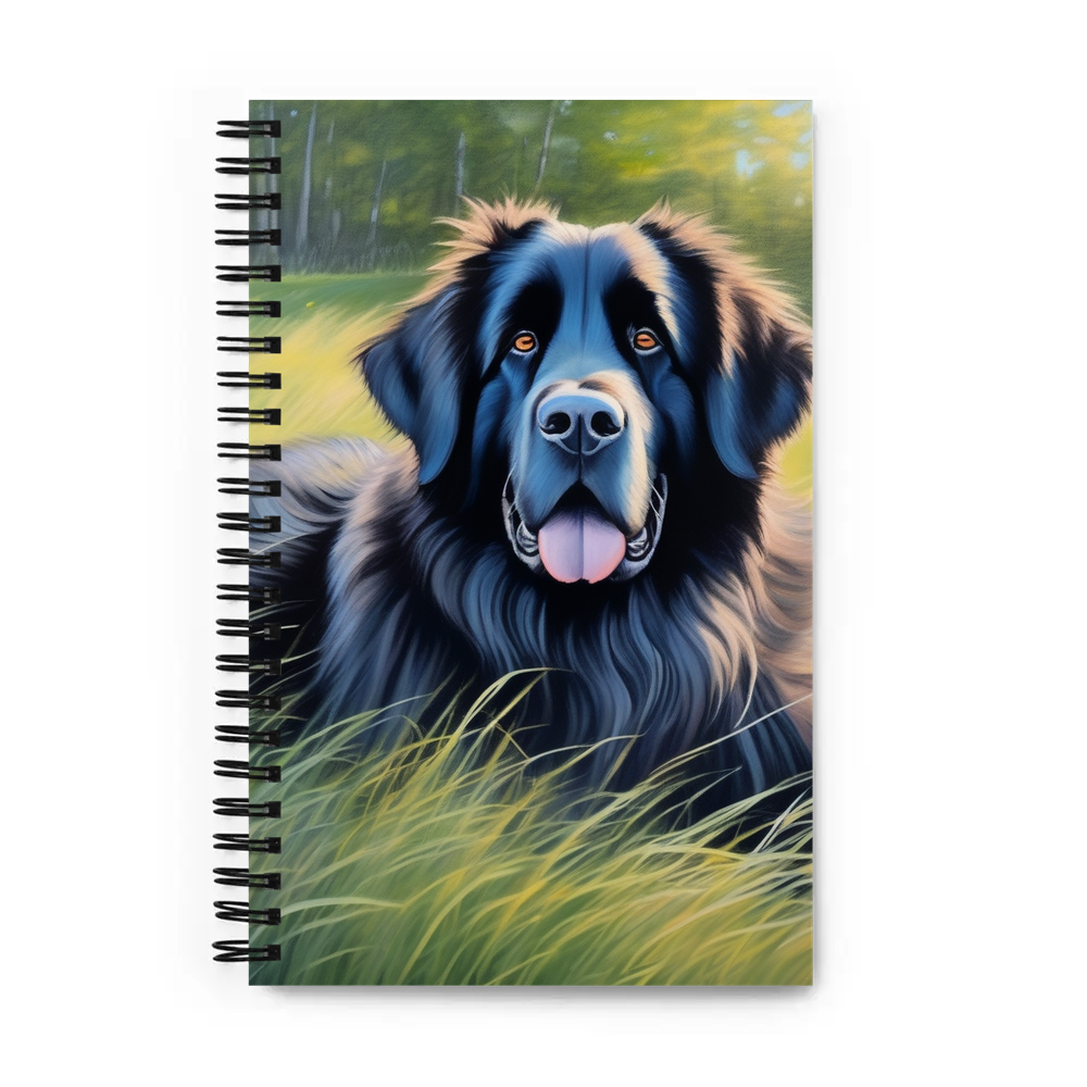 PugMug Custom Newfoundland Spiral Notebook