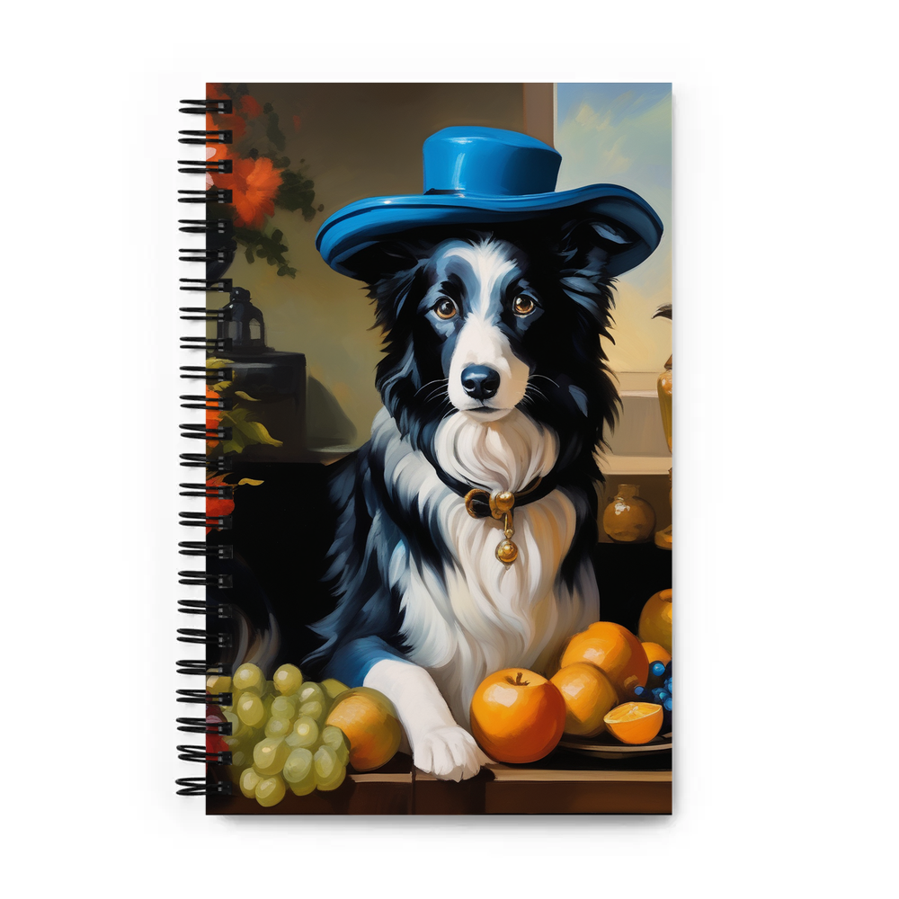 PugMug Custom Border Collie Spiral Notebook