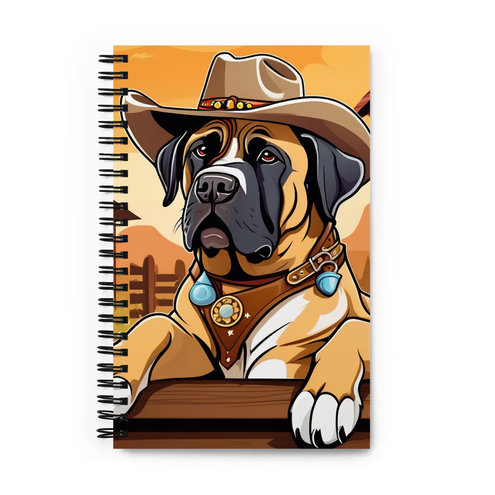 PugMug Custom Mastiff Spiral Notebook
