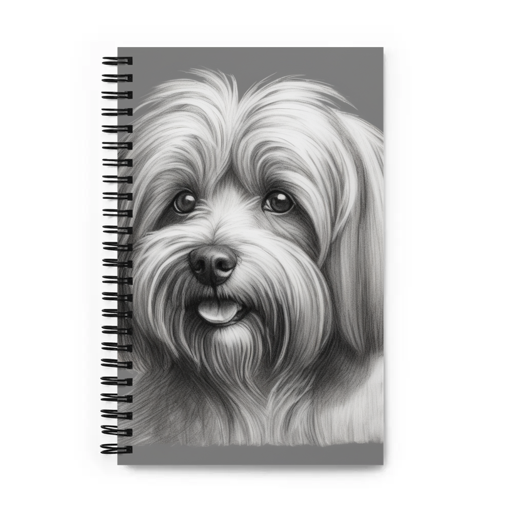 PugMug Custom Tan Havanese Dog Spiral Notebook