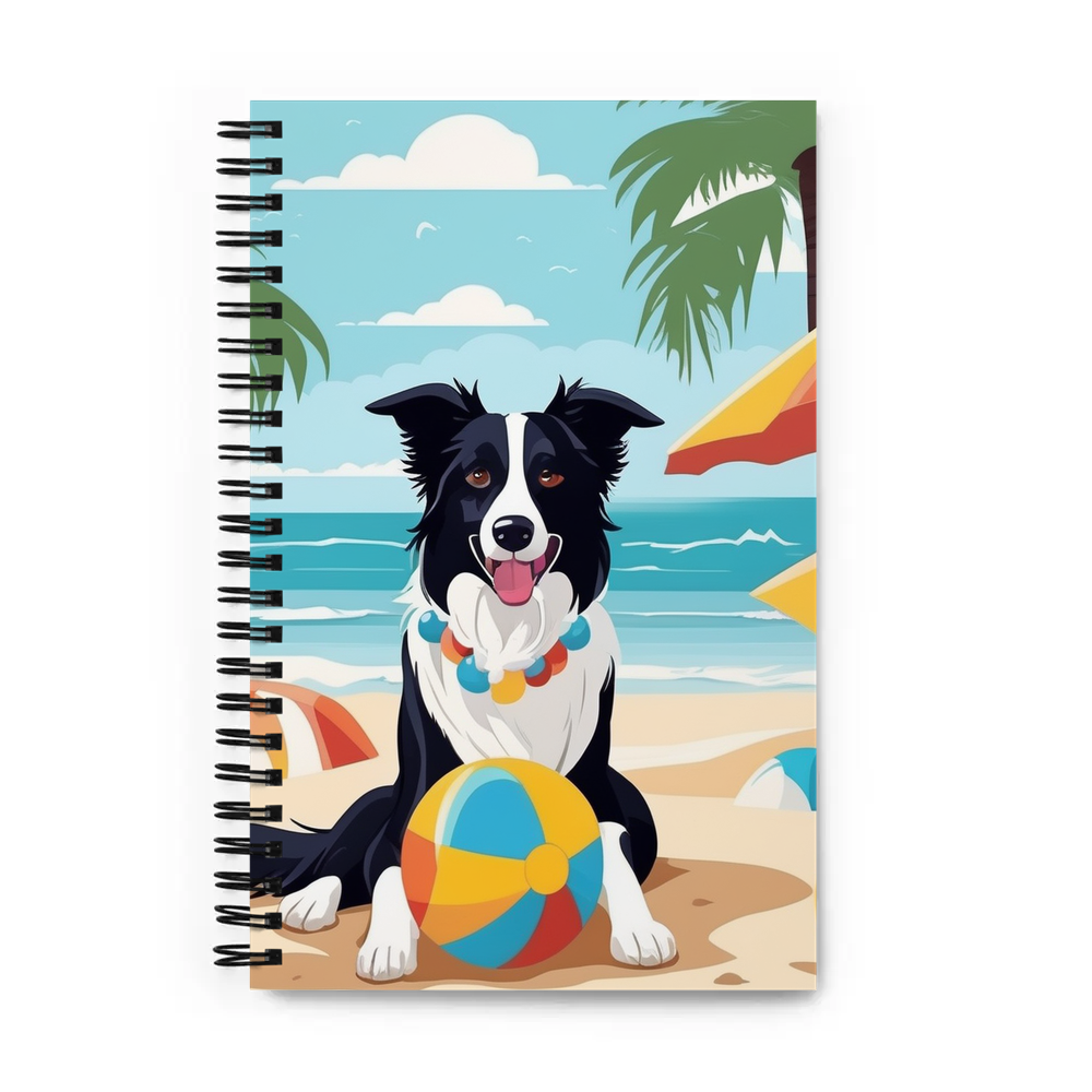 PugMug Custom Border Collie Spiral Notebook