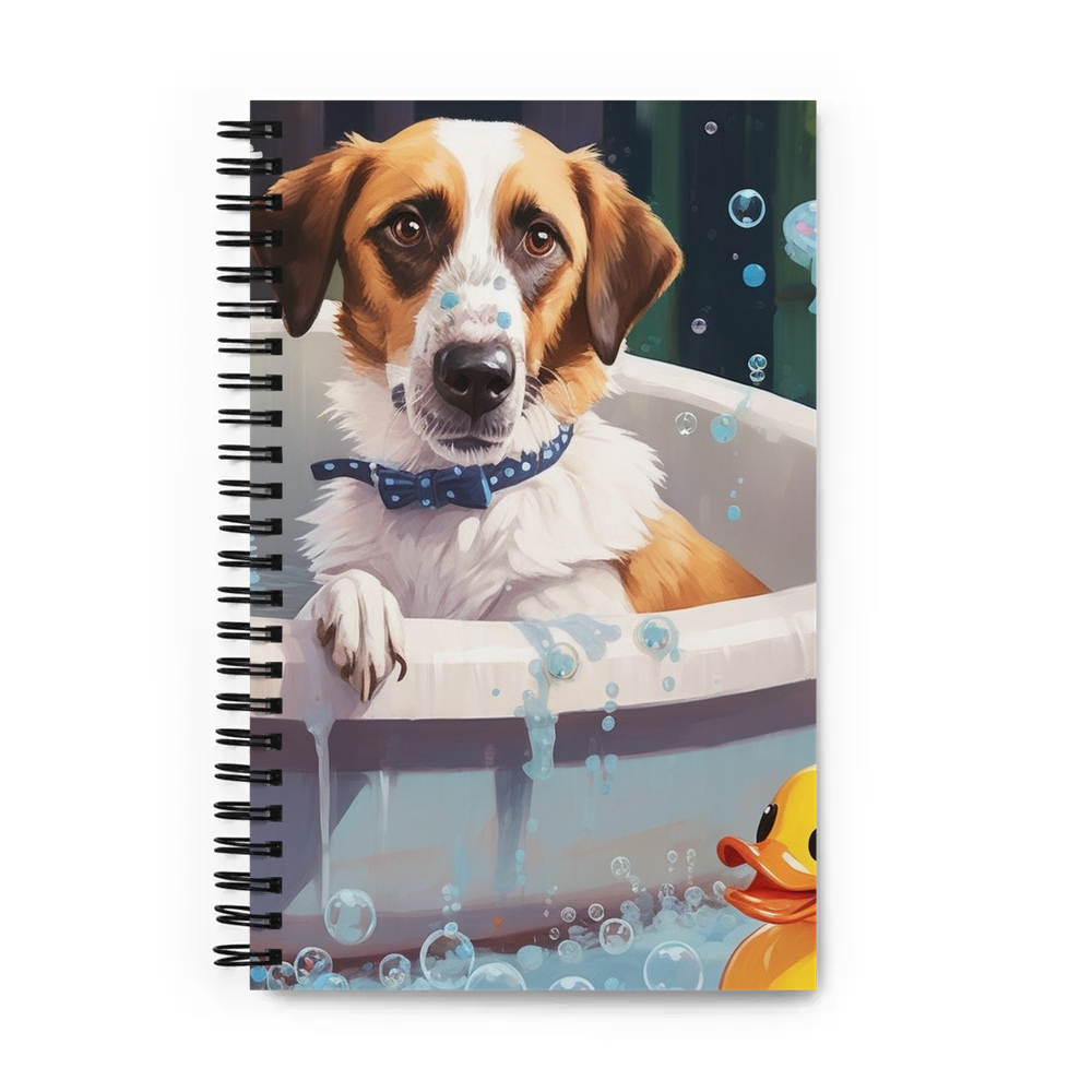 PugMug Custom Hazim Spiral Notebook
