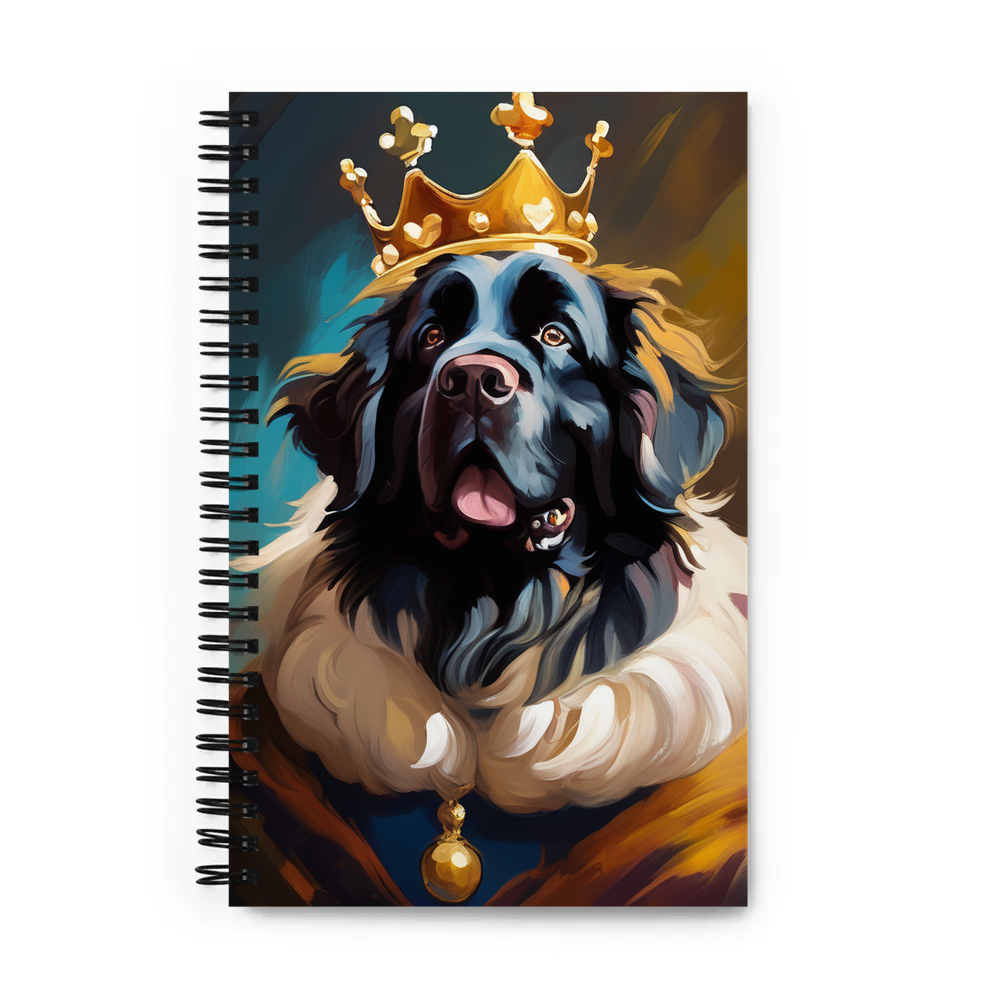 PugMug Custom Newfoundland Spiral Notebook