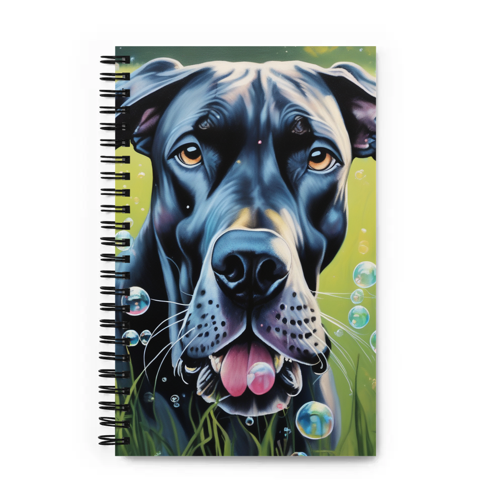 PugMug Custom Great Dane Spiral Notebook