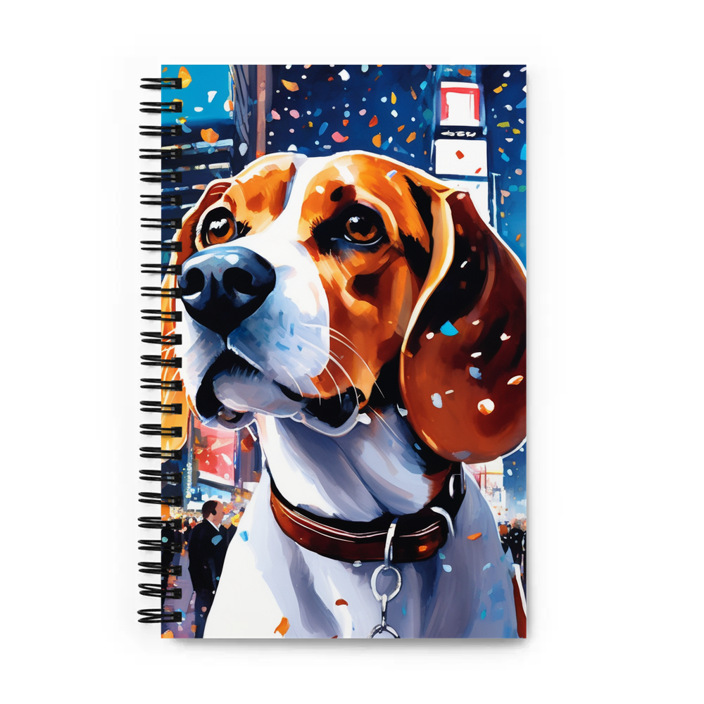 PugMug Custom Beagle Spiral Notebook