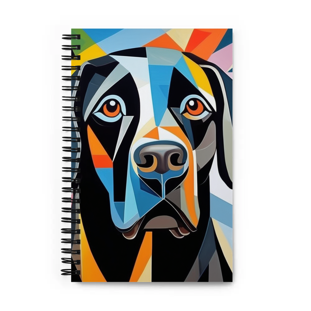 PugMug Custom Black Labrador Retriever Spiral Notebook