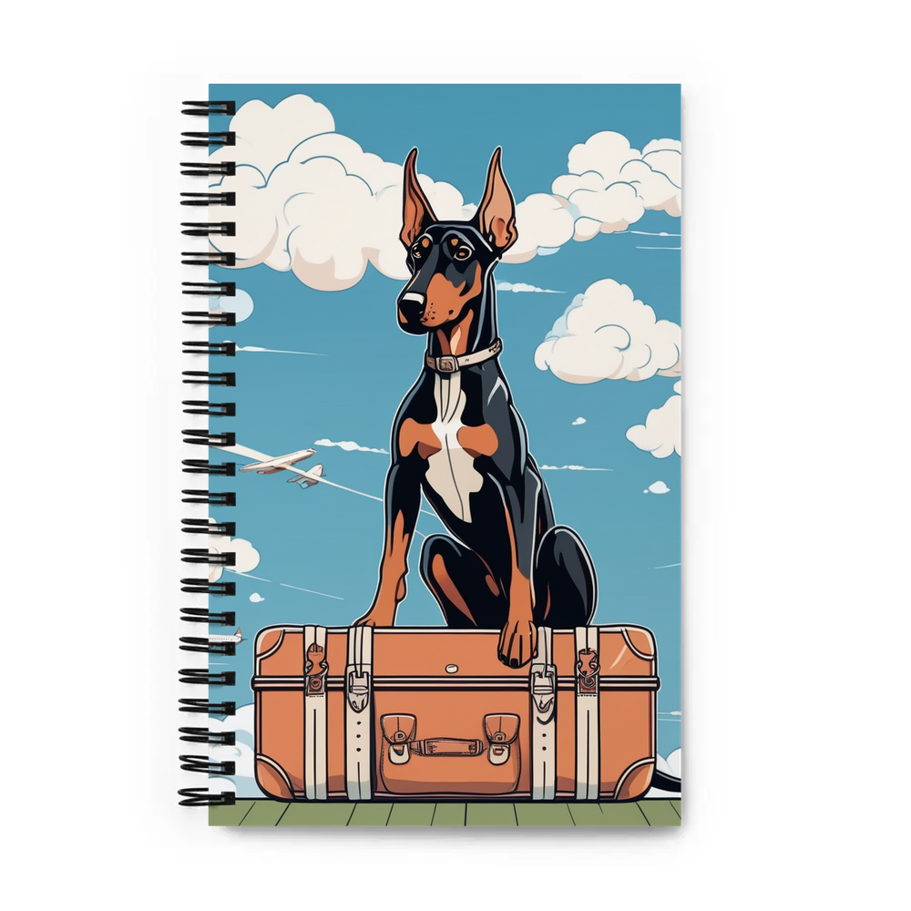 PugMug Custom Doberman Pinscher Spiral Notebook