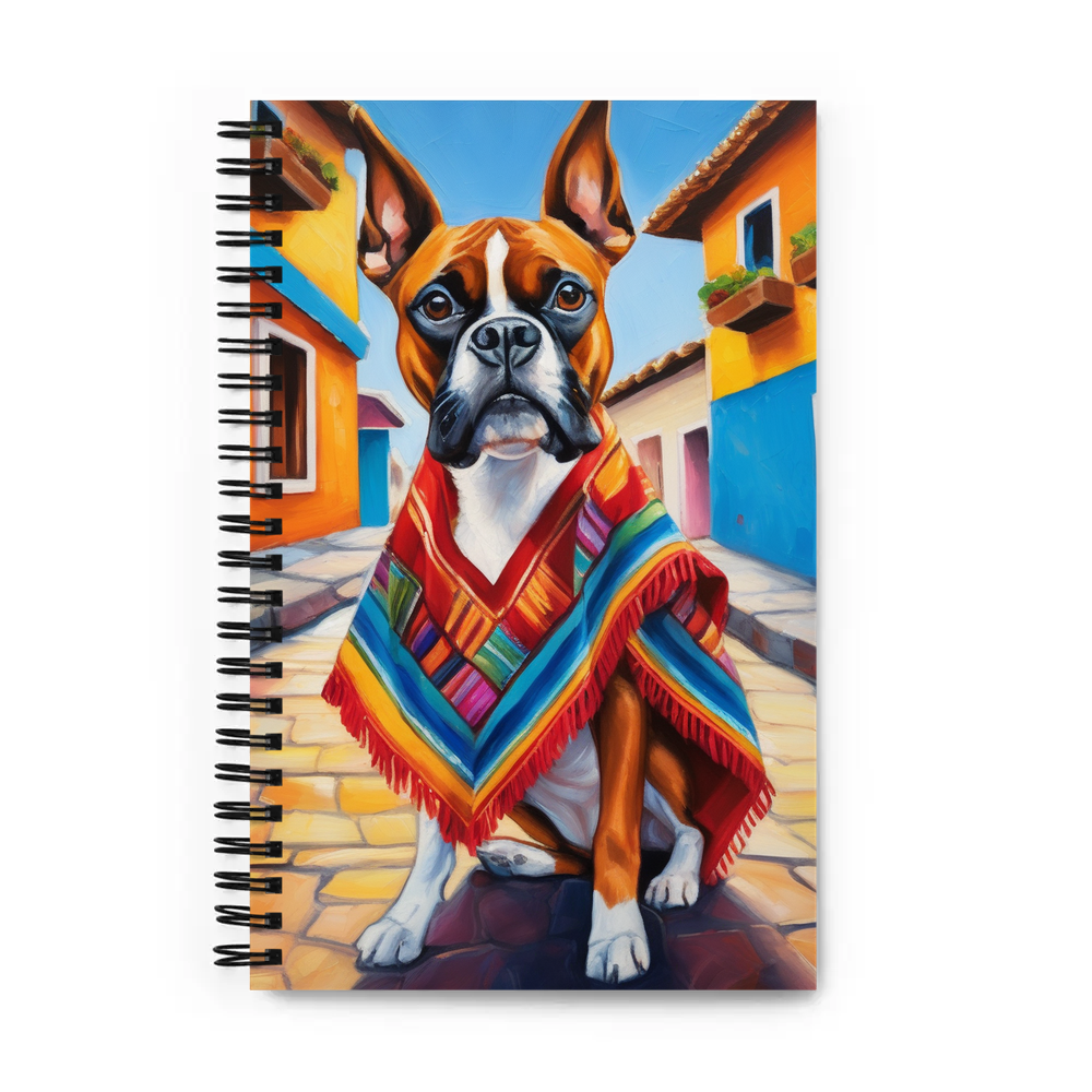 PugMug Custom Boxer Dog Spiral Notebook