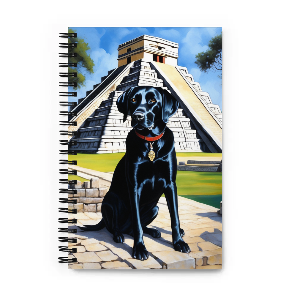 PugMug Custom Black Labrador Retriever Spiral Notebook